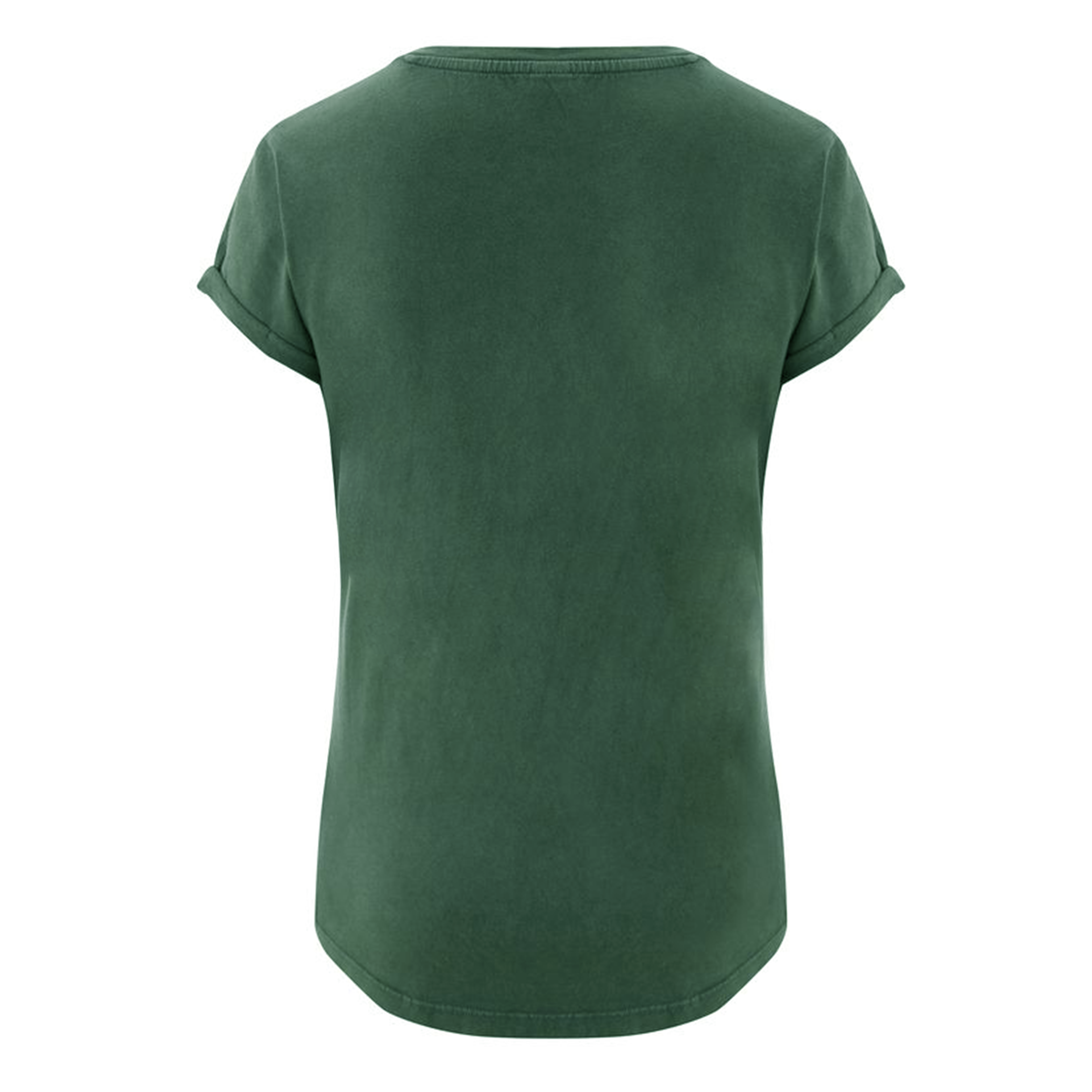 Women Jael T-shirt stone wash green back CREATE