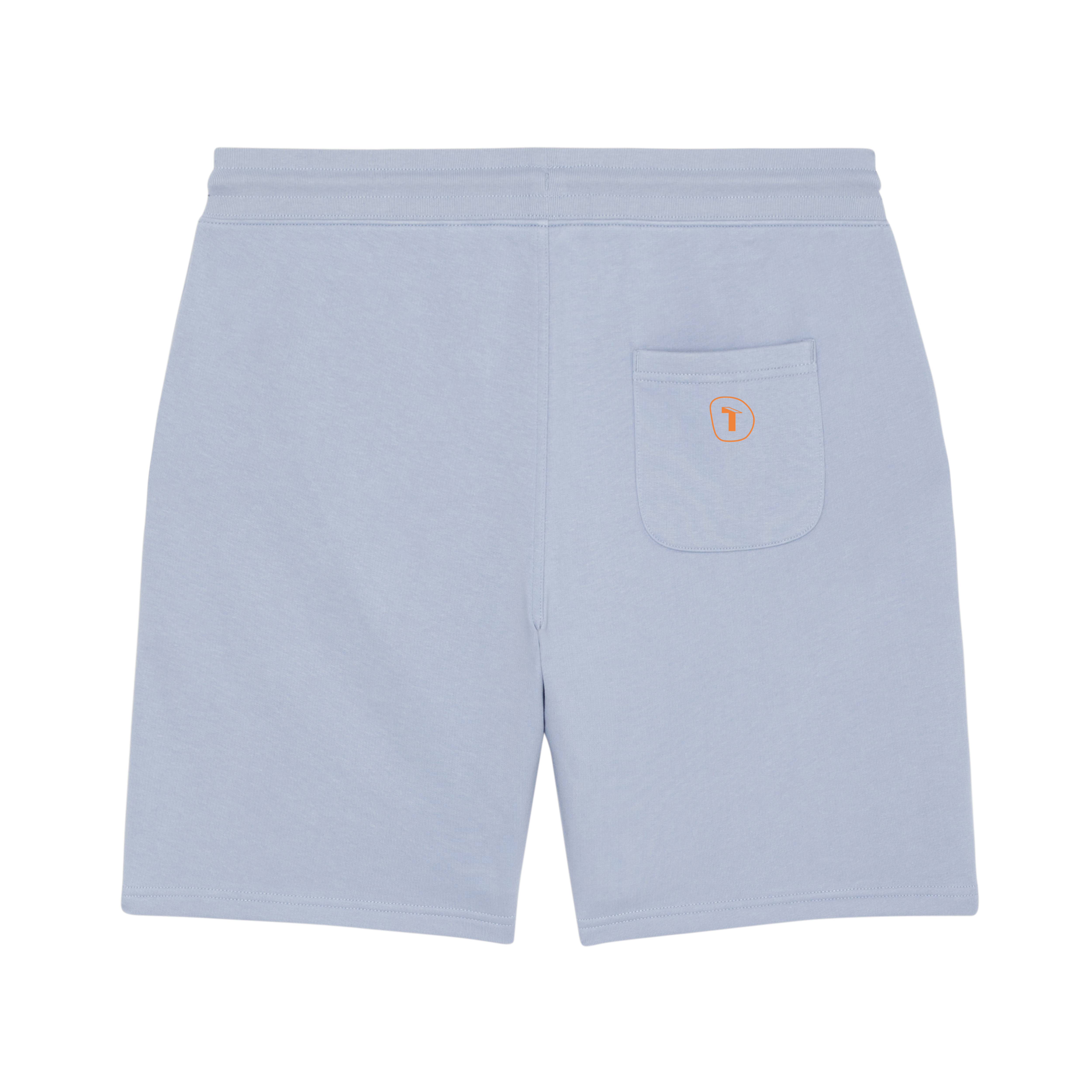 Unisex Taran short nile blue back